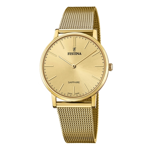 FESTINA SWISS MADE ACERO CLASICO F20022/2