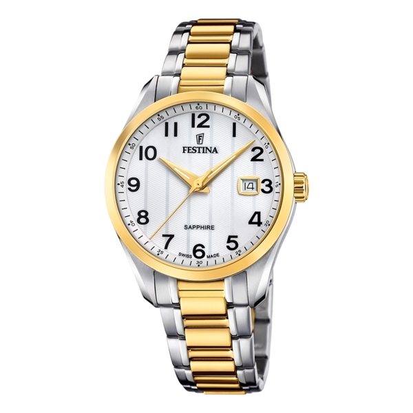 FESTINA SWISS MADE ACERO CLASICO F20027/1