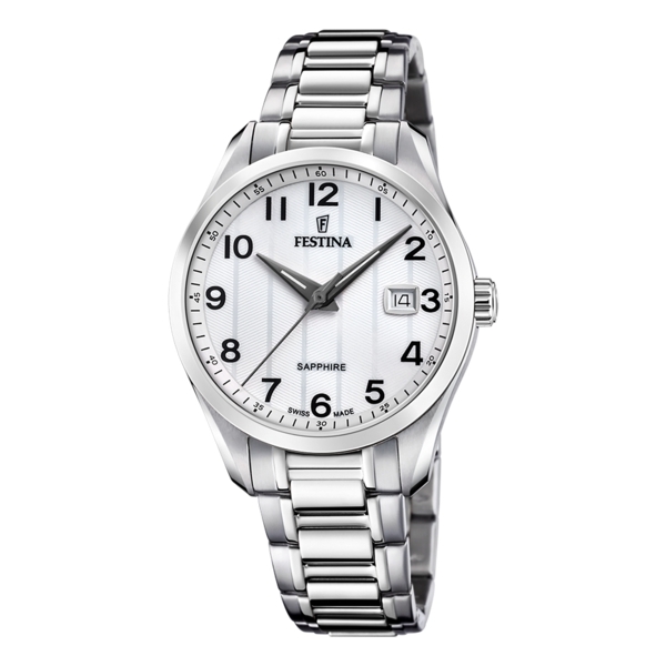 FESTINA SWISS MADE ACERO CLASICO F20026/1