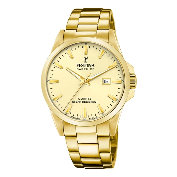 FESTINA SWISS MADE ACERO CLASICO F20044/4