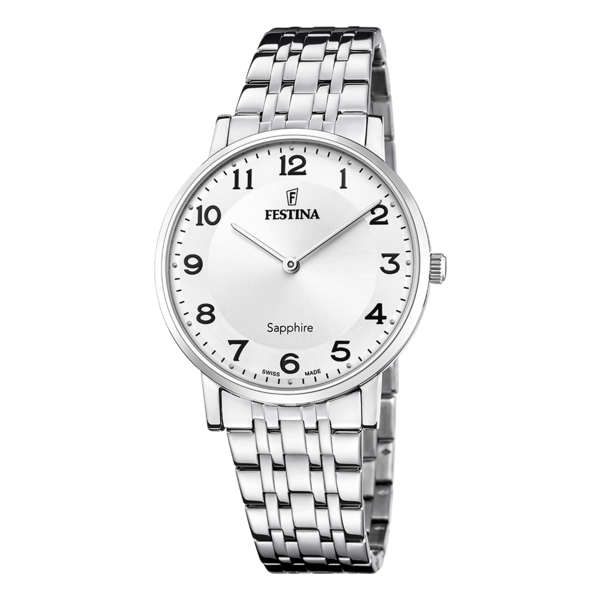 FESTINA SWISS MADE ACERO CLASICO F20045/1