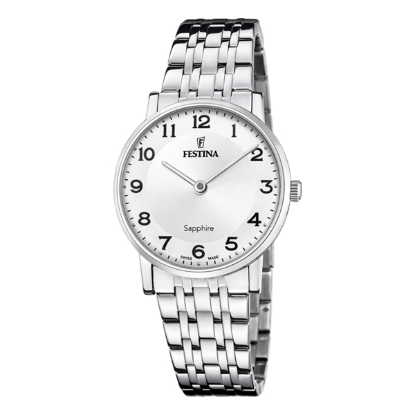 FESTINA SWISS MADE ACERO CLASICO F20047/1