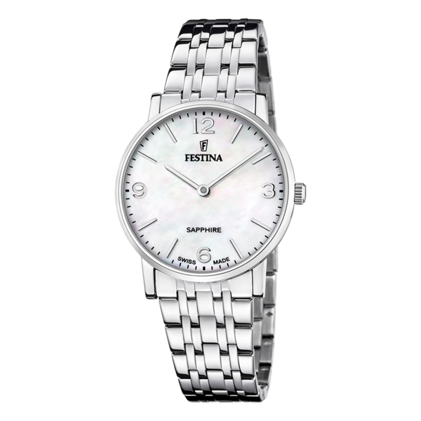 FESTINA SWISS MADE ACERO CLASICO F20047/2