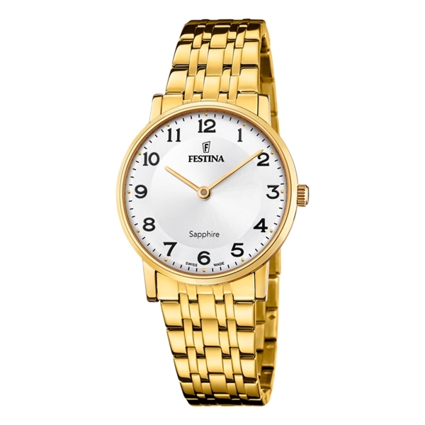 FESTINA SWISS MADE ACERO CLASICO F20048/1