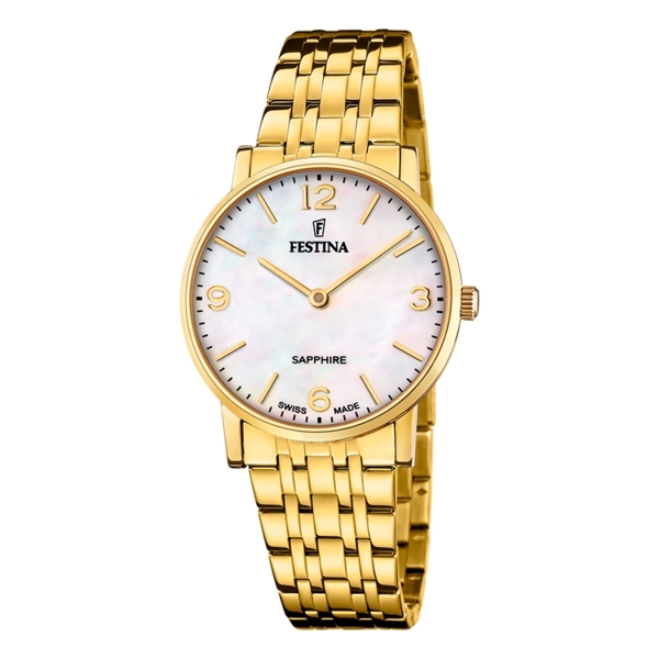 FESTINA SWISS MADE ACERO CLASICO F20048/2