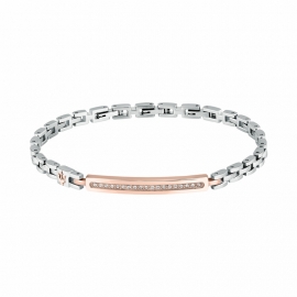 WATCH ICONIC BR SS RG CRYSTAL 18+3.5CM