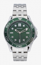 WATCH Reloj Hombre Chris Verde/Plateado