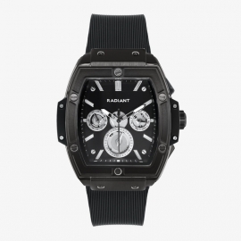WATCH Reloj Hombre Ryan Negro/Correa Silicona