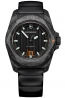 INOX GENT AUTO CARBON,  BLACK DIAL&RUBBE