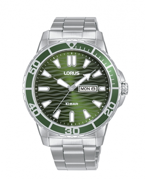 LORUS HOMBRE CUARZO 3 AGUJAS CALENDARIO ES-EN RH359AX9S