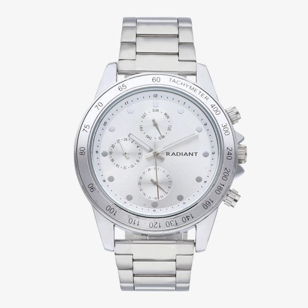 Reloj Hombre Canarias Plateado