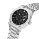 Ofset Black Dial SS Bracelet 3HD
