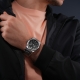 Ofset Black Dial SS Bracelet 3HD