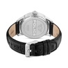 Axis Black Dial Black Leather 3H