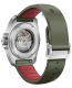 INOX GENT AUTO GREEN DIAL, GREEN RUBBER