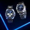 VELOCITÀ 41MM AUTO 3H BLU DIAL SS BR