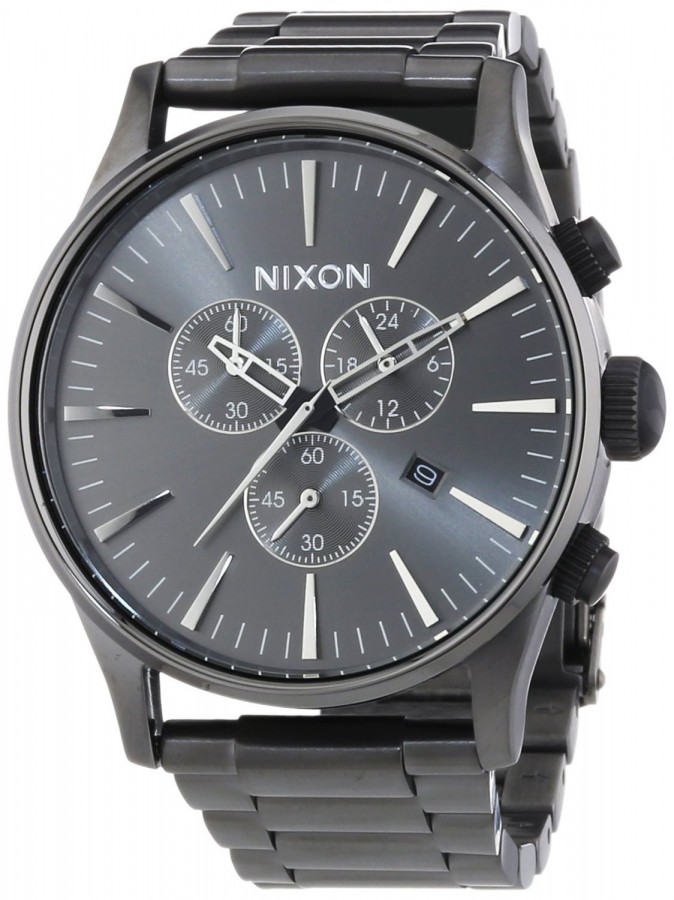 Nixon sentry deals chrono gunmetal