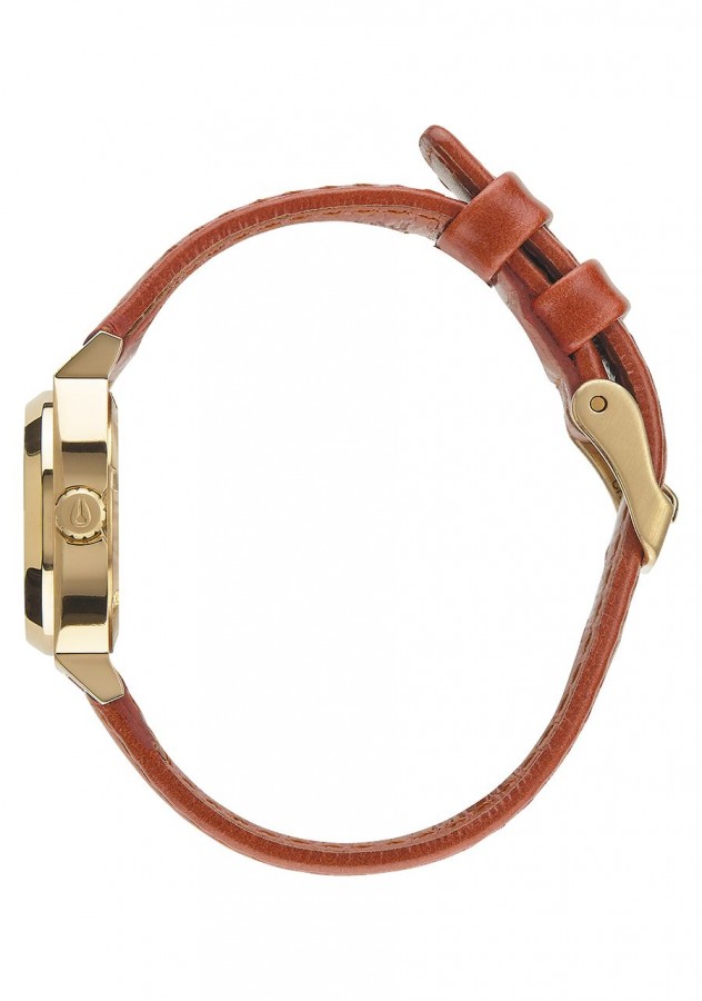 NIXON SMALL TIME TELLER LEATHER A5091976 Watchalia