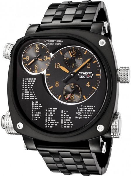 SECTOR SPORT WATCH  COMPASS DUAL TIME R3253907025