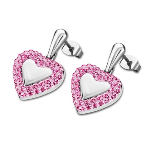 LOTUS STYLE WOMAN'S HEART PENDIENTES LS1768-4/2