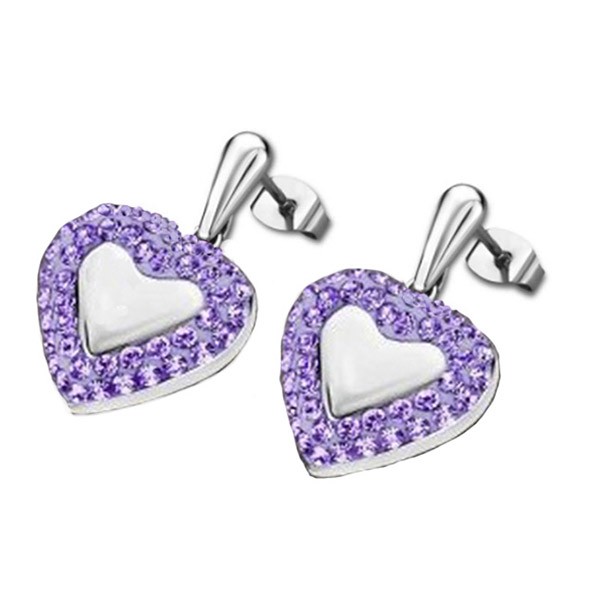 LOTUS STYLE  WOMAN'S HEART PENDIENTES LS1768-4/3