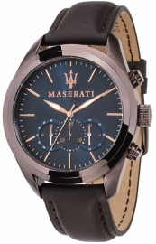 WATCH MASERATI TRAGUARDO CHR BLUE DIAL BRW STR PVD BRW R8871612008