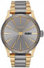 NIXON SENTRY SS GUNMETAL / GOLD A356595