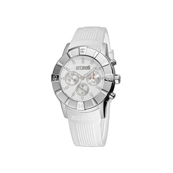 JUST CAVALLI  CRYSTAL Chrono Gent  White 7271661045