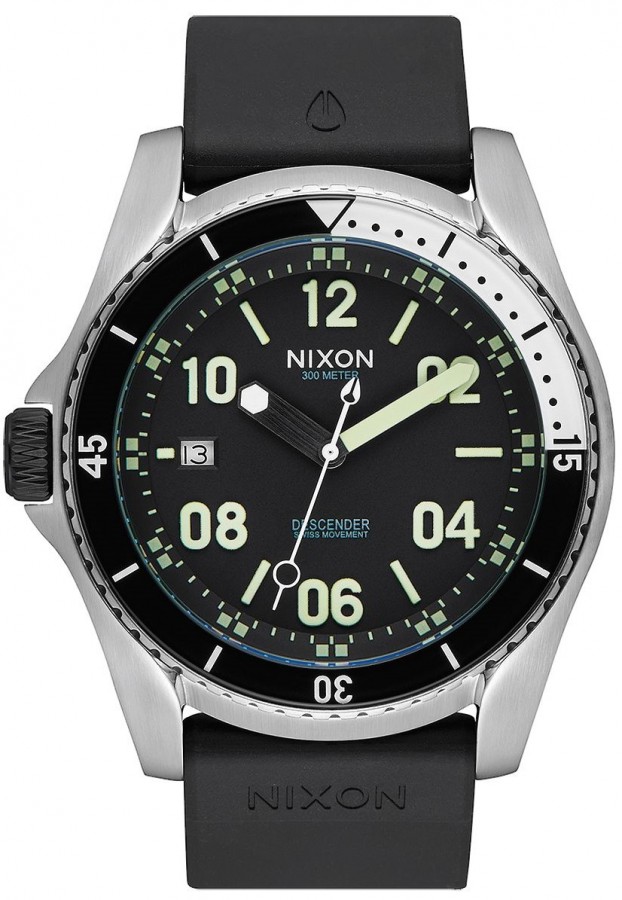 NIXON THE DESCENDER SPORT BLACK LUM A9602474 Watchalia