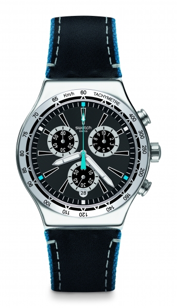 SWATCH IRONY CHRONO BLUE DETAILS YVS442