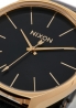NIXON CLIQUE LEATHER GOLD / BLACK A1250513