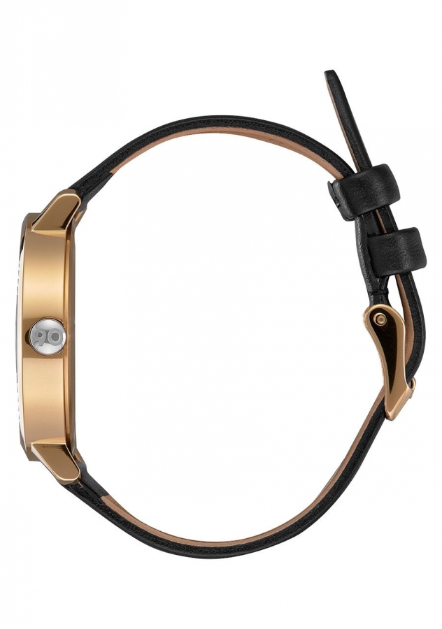 NIXON MICKEY ARROW LEATHER GOLD BLACK A10913095 Watchalia