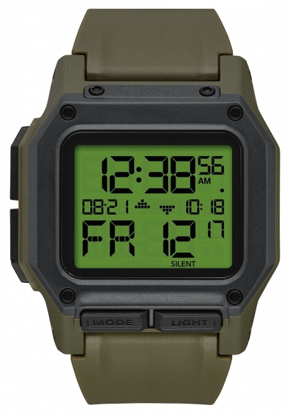NIXON REGULUS SURPLUS CARBON A11803100