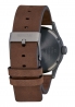 NIXON SENTRY LEATHER GUNMETAL / INDIGO / BROWN A1052984