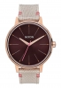 NIXON KENSINGTON LEATHER ROSE GOLD / BROWN A1081890