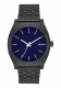 NIXON TIME TELLER / ALL BLACK / DARK BLUE A0452668