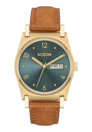 WATCH NIXON JANE LEATHER LIGHT GOLD / TURQUOISE A9552626