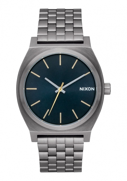 NIXON TIME TELLER GUNMETAL / INDIGO A0452983