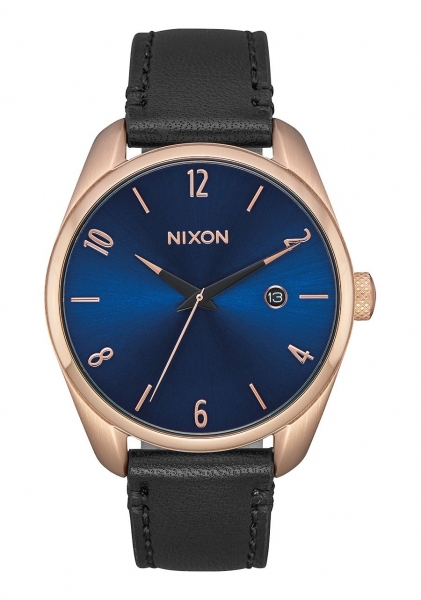 NIXON BULLET LEATHER ROSE GOLD / INDIGO / BLAC A4732763