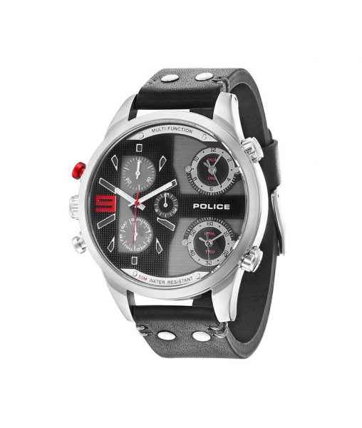 POLICE COPPERHEAD MULTI. BLACK DIAL BLACK STR R1451240001