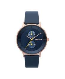 WATCH POLICE BERKELEY MULTI BLUE DIAL D.BLUE LEATHER R1451293002