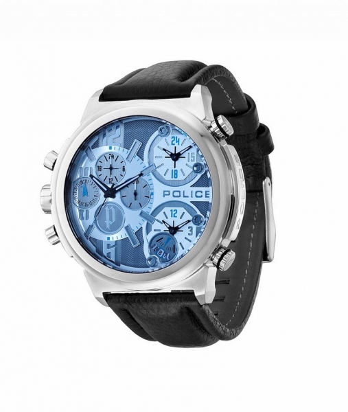 POLICE VIPER CHR GREY DIAL BLACK STRAP R1471684001