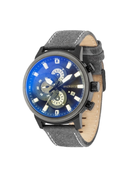 POLICE EXPLORER MULTI BLACK DIAL D.GREY STRAP R1451281001