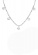 ROSEFIELD JEWELRY IGGY TEXTURED COINS DOUBLE WRAP SILVER JTCWS-J098