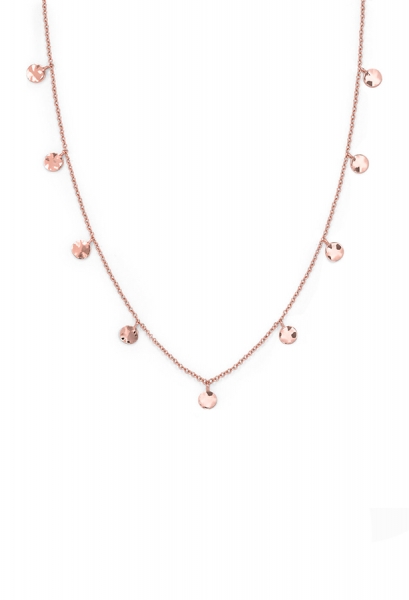 ROSEFIELD JEWELRY IGGY TEXTURED COINS DOUBLE WRAP ROSE GOL JTCWR-J097