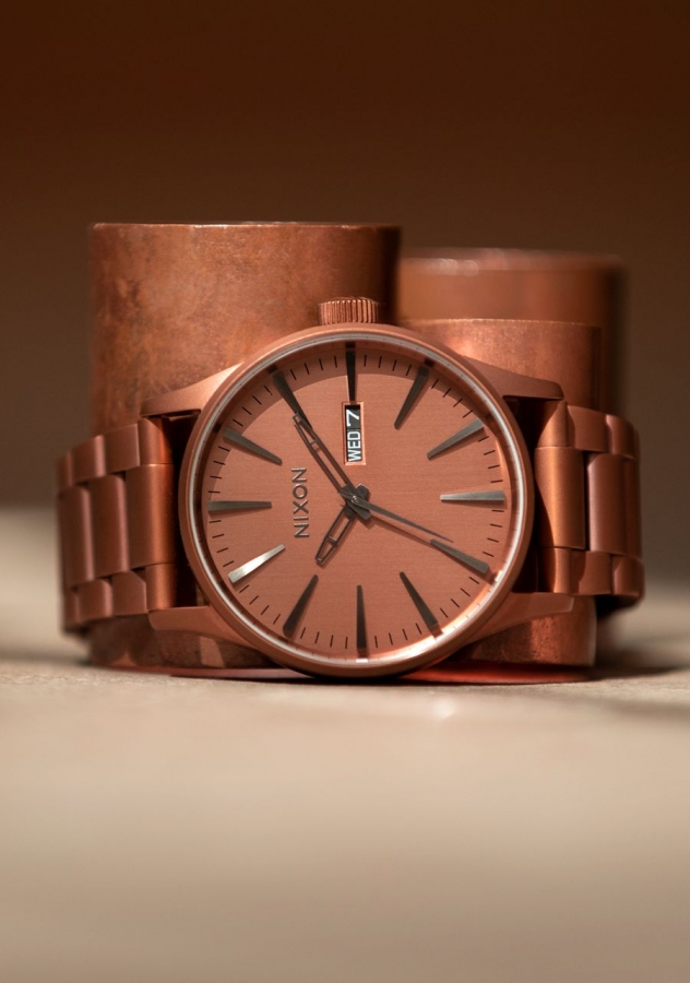 Nixon copper watch deals