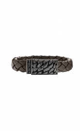 WATCH POLICE JEWELS ALLIGATOR BR. GUN/MAGNET B. BRW W SIZE S S14AHW04B