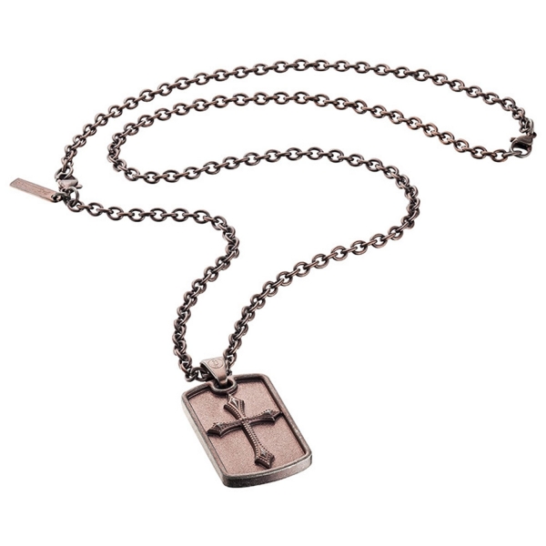 POLICE JEWELS KNIGHTS CROSS COLLAR S14AJH02P
