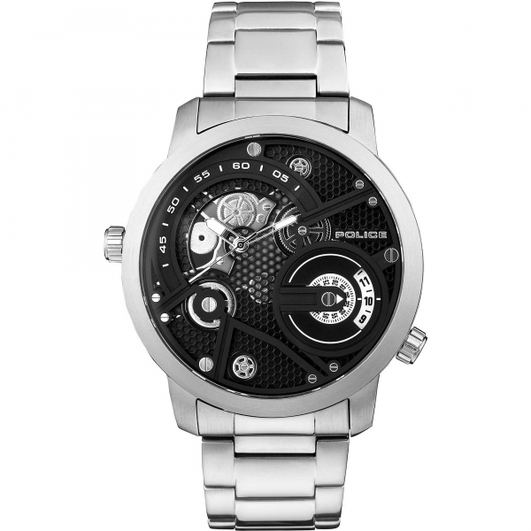 POLICE PL.15471JS/02M KINGSBRIDGE 48MM 3H+2H BL R1453313001