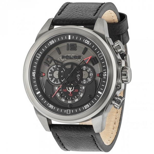 POLICE BELMONT MULTI GUN DIAL BLACK STRAP R1451280002